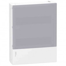 ⚡Щит навісний Mini Pragma прозорі двері, 2 ряди, 24 модуля, Schneider Electric, Італія (MIP12212T)