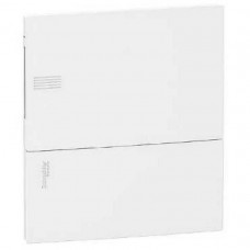 ⚡Щит вбудований Mini Pragma білі двері, 1 ряд, 6 модулів, Schneider Electric, Італія (MIP22106)