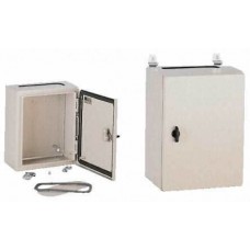 Шафа розподільча сталева настінна з монтажною платою Schneider Electric Spacial CRN (NSYCRN86300P)