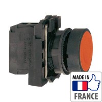 XB5AA42 Кнопка с пружинным возвратом Schneider Electric XB5-A, красная, пластик. основание, 1NC