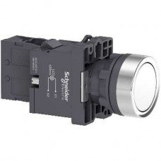 XA2EW31Q1 Кнопка с подсветкой, LED, 380В, белая, 1НВ