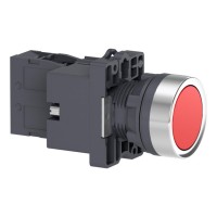 XA2EW34B2 Кнопка з підсвічуванням, LED, 24В, червона, 1НЗ XA2EW34B2 Кнопка з підсвічуванням, LED, 24В, червона, 1НЗ
