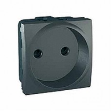 Розетка без заземлення зі шторками серія Unica MGU3.033.12