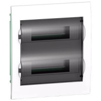 Щиток распределительный встраеваемый Schneider Electric Easy9 на 24 модуля, дымчатая дверца