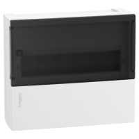 ⚡Щит навісний Mini Pragma димчаті двері, 1 ряд, 12 модулів, Schneider Electric, Італія (MIP12112S)