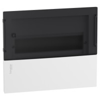 ⚡Щит встраиваемый Mini Pragma дымчатые двери, 1 ряд, 12 модулей, Schneider Electric, Италия (MIP22112S)