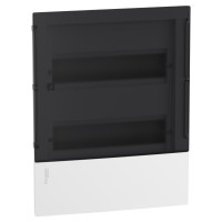 ⚡Щит встраиваемый Mini Pragma дымчатые двери, 2 ряда, 24 модуля, Schneider Electric, Италия (MIP22212S)