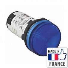 Сигнальная лампа со встроенным светодиодом Schneider Electric XB7, синяя, в монолитном корпусе, 230В XB7EV06MP