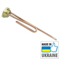 ТЭН 4 кВт, гайка, гнутый, без анода M6