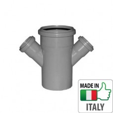 Крестовина канализационная Valsir HTDA O110/50/50x67°, 506009