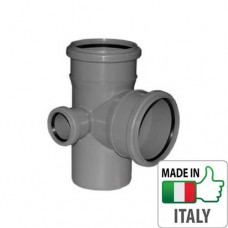 Крестовина 2-плоскостная канализационная Valsir HTED O110/50/110x87°, 512033