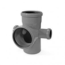 Крестовина 2-плоскостная канализационная Valsir HTED O110/50/110/50x87°, 512037