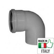 Колено (отвод) канализационное Valsir HTB O110x87°, 504059