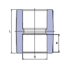 PP-R муфта 16мм, Wavin Ekoplastik, SNA016XXXX