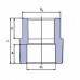 PP-R Муфта переходная ВН 63x32мм, Wavin Ekoplastik, SRE16332XX