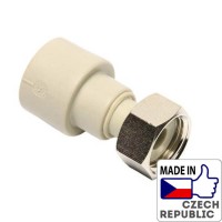 PP-R перехід з накидною гайкою під PP трубу 1/2”x16мм, Wavin Ekoplastik, SNAM01620X