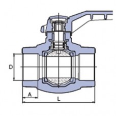 PP-R Шаровый кран 16мм, Wavin Ekoplastik, SVEK016XXX