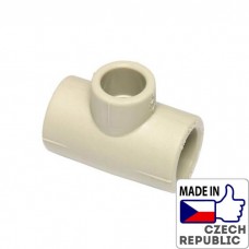 PP-R трійник перехідний 20x16x20мм, Wavin Ekoplastik, STKR02016X