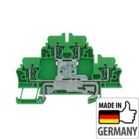 1690000000 Клемма двухуровневая ZDK 2.5PE, 2,5 мм.кв