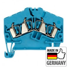 1706070000 Клема прохідна ZDU 2.5-2/4AN BL, 2,5 мм.кв