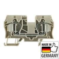 1746750000 Клемма проходная с пружинным соединением Weidmuller ZDU 10, 10 мм.кв