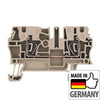 1608620000 Клема прохідна з пружинним з'єднанням Weidmuller ZDU 6, 6 мм.кв