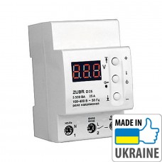 Однофазное реле контроля напряжения ZUBR D25, 25А