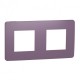 ⚡Рамка 2-х постова Unica New ліловий/бежевий (NU280415)