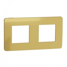 ⚡Рамка 2-х постова Unica New золото/бежевий (NU280460)