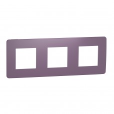 ⚡Рамка 3-х постова Unica New ліловий/білий (NU280614)