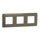 ⚡Рамка 3-х постова Unica New бронза/бежевий (NU280651)