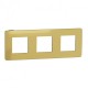⚡Рамка 3-х постова Unica New золото/антрацит (NU280662)