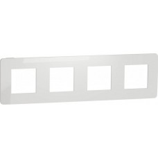 ⚡Рамка 4-х постова Unica New білий/білий (NU280818)