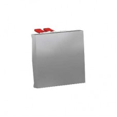 ⚡Перемикач одноклавішний перехресний сх.7 10А 2 модулі Unica New алюміній (NU320530)