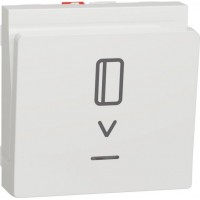 ⚡Выключатель карточный с подсветкой 10А 2 модуля Unica New белый (NU328318) ⚡Выключатель карточный с подсветкой 10А 2 модуля Unica New белый (NU328318)