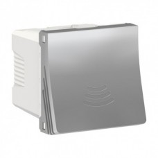 ⚡Зумер 2 модуля Unica New алюміній (NU378530) 